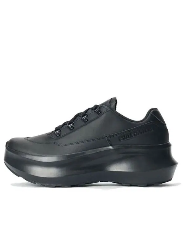 Кроссовки comme des garons sr811 leather platform 'black' Salomon — изображение 1 из 4, черный