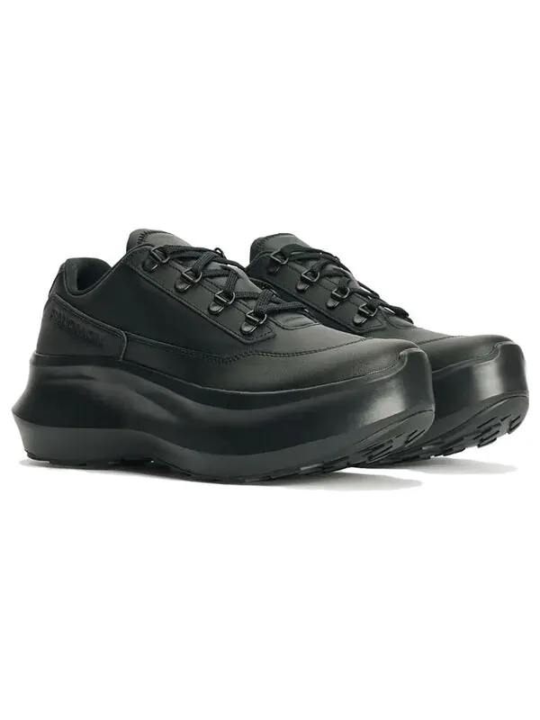 Кроссовки comme des garons sr811 leather platform 'black' Salomon — изображение 3 из 4, черный