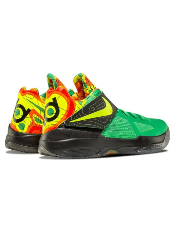 Кроссовки zoom kd 4 Nike — изображение 3 из 4, зеленый