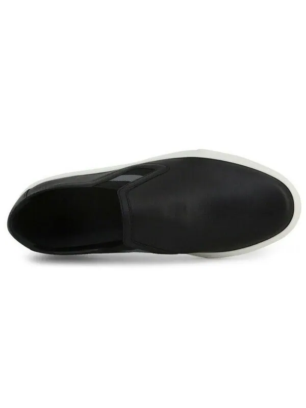 Кроссовки leather low 'black white' Gucci — изображение 3 из 4, черный/белый