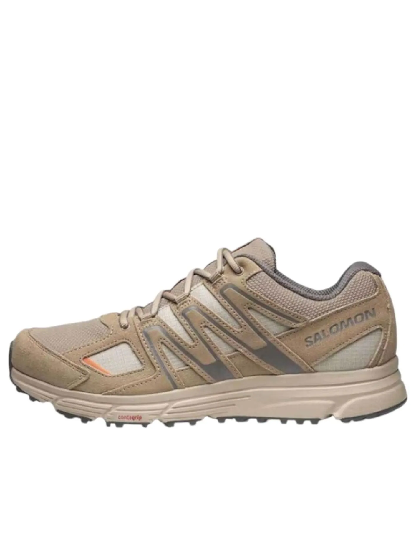 Salomon X-Mission 4 Suede 'Cement Natural' — изображение 1 из 6, фиолетовый