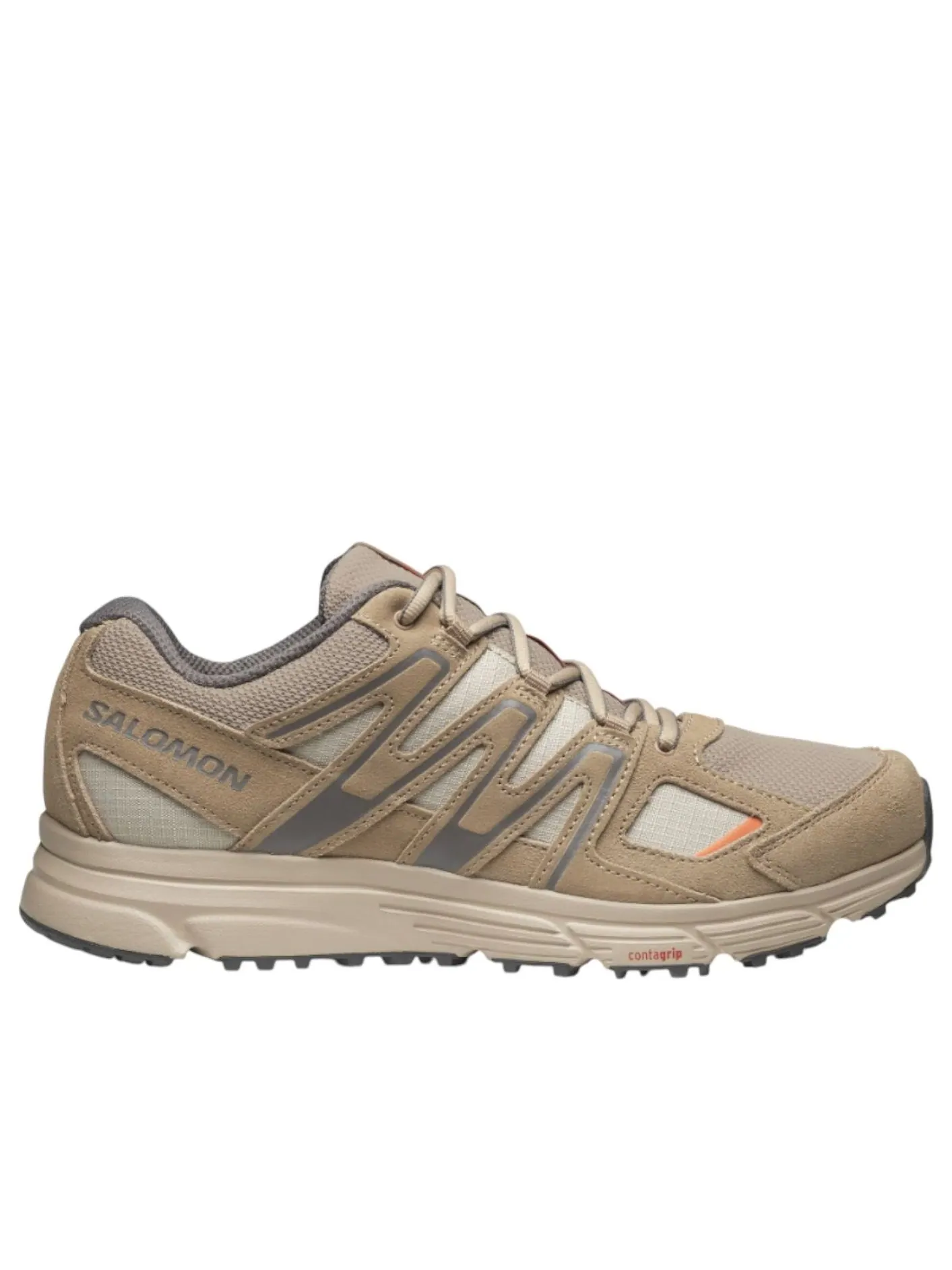 Salomon X-Mission 4 Suede 'Cement Natural' — изображение 6 из 6, фиолетовый