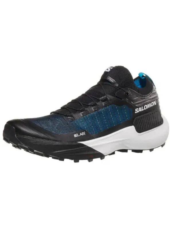Кроссовки s/lab genesis trail running shoes 'black navy' 474408 Salomon — изображение 3 из 4, черный/темно-синий/белый