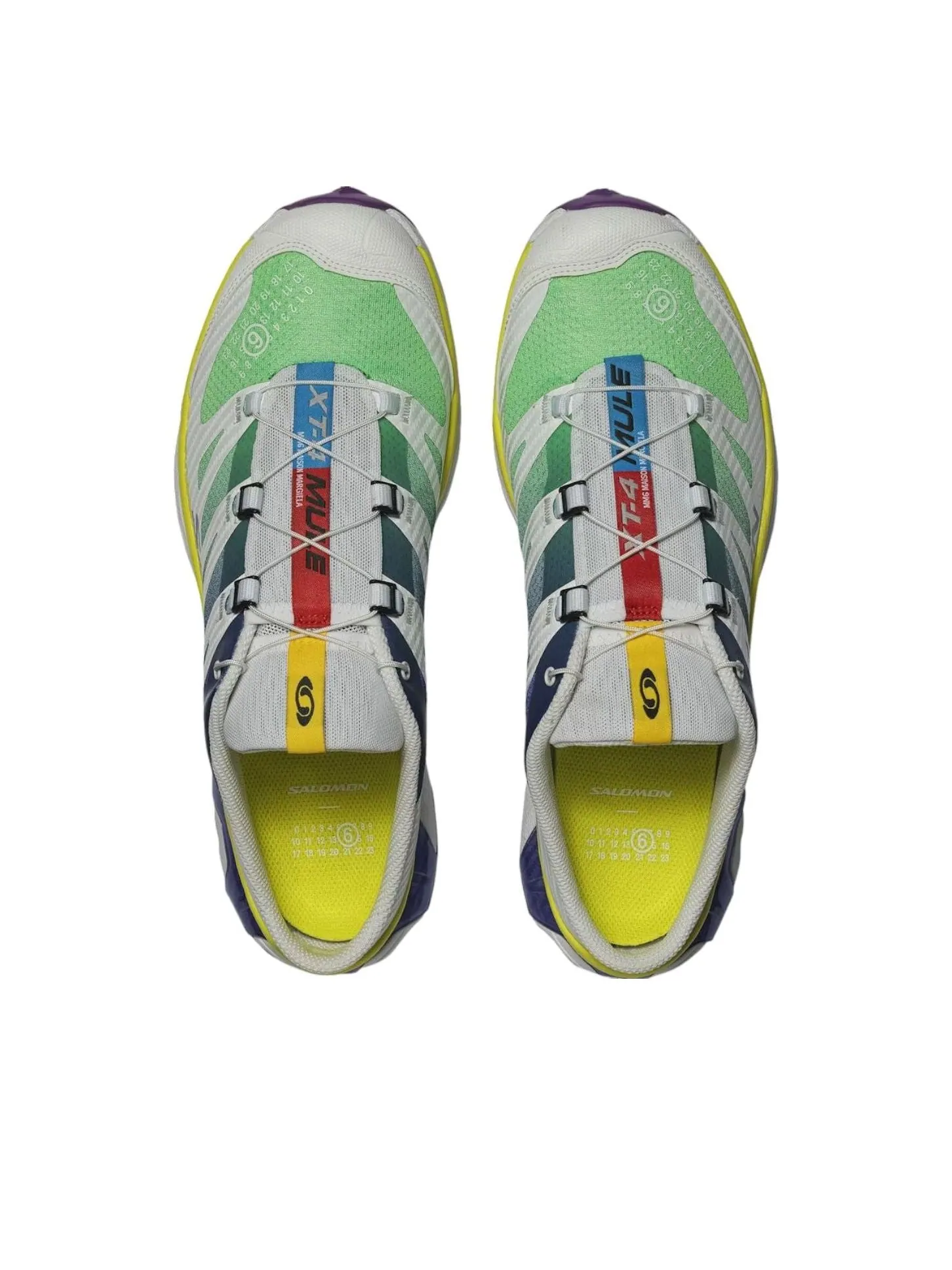 Salomon x MM6 Maison Margiela XT-4 Mule 'White' — изображение 2 из 5, мульти