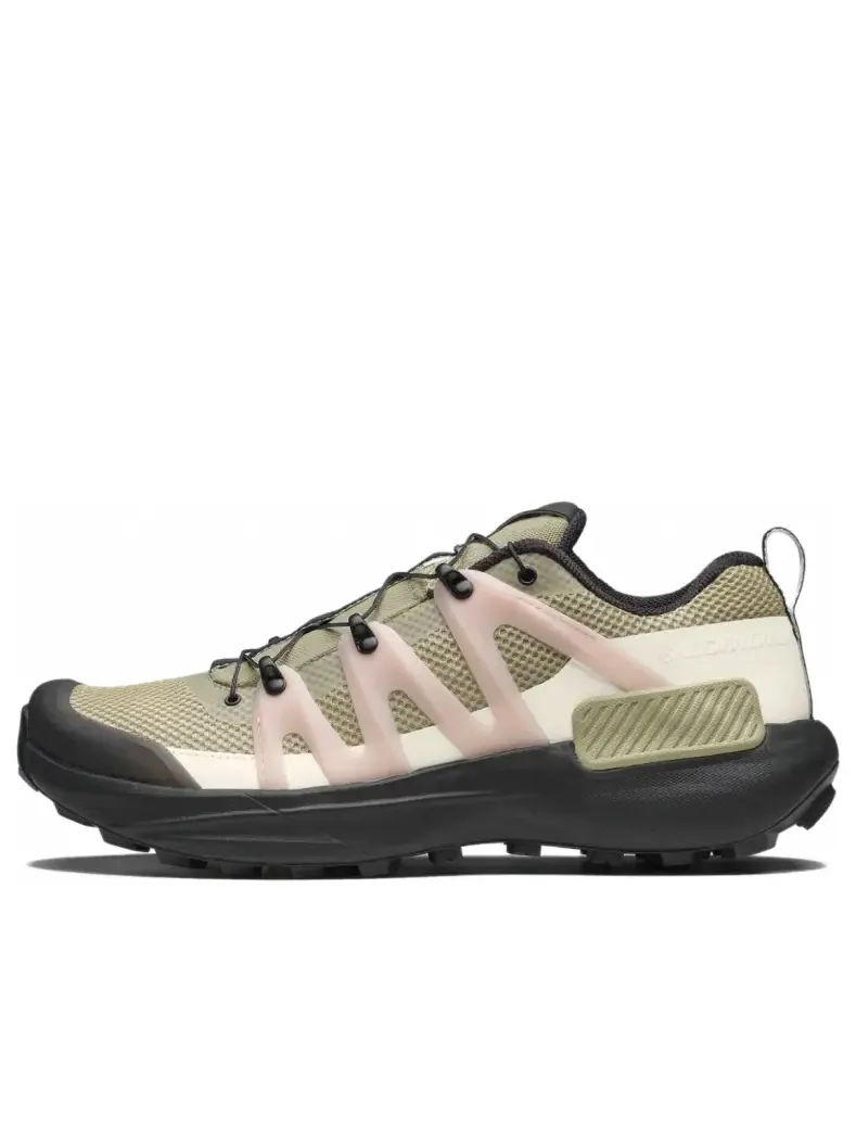 Кроссовки SALOMON Genesis Advanced 'Olive Green Black Pink' — изображение 1 из 6, оливковый зеленый