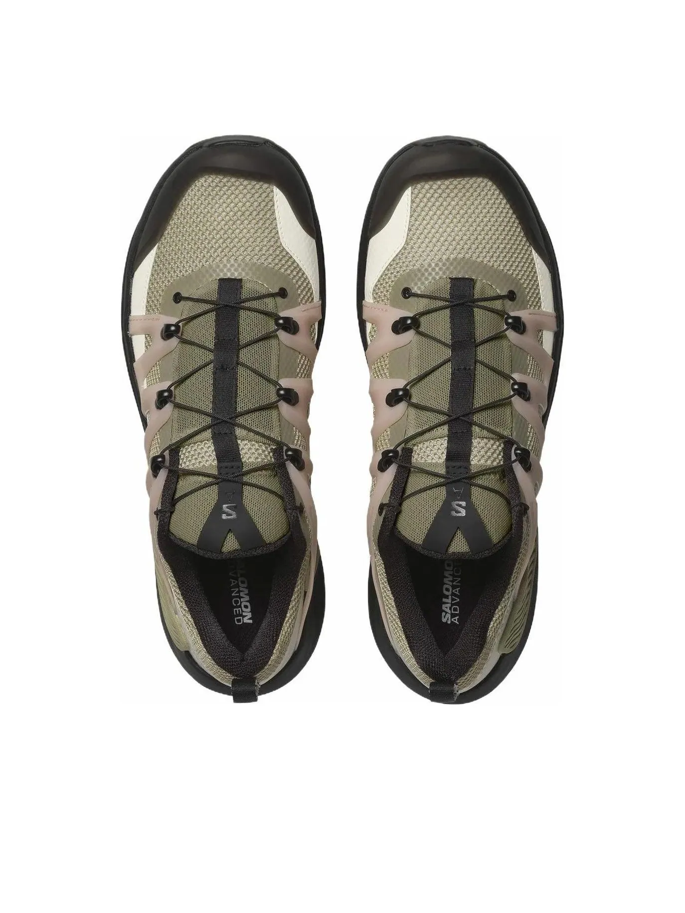 Кроссовки SALOMON Genesis Advanced 'Olive Green Black Pink' — изображение 4 из 6, оливковый зеленый