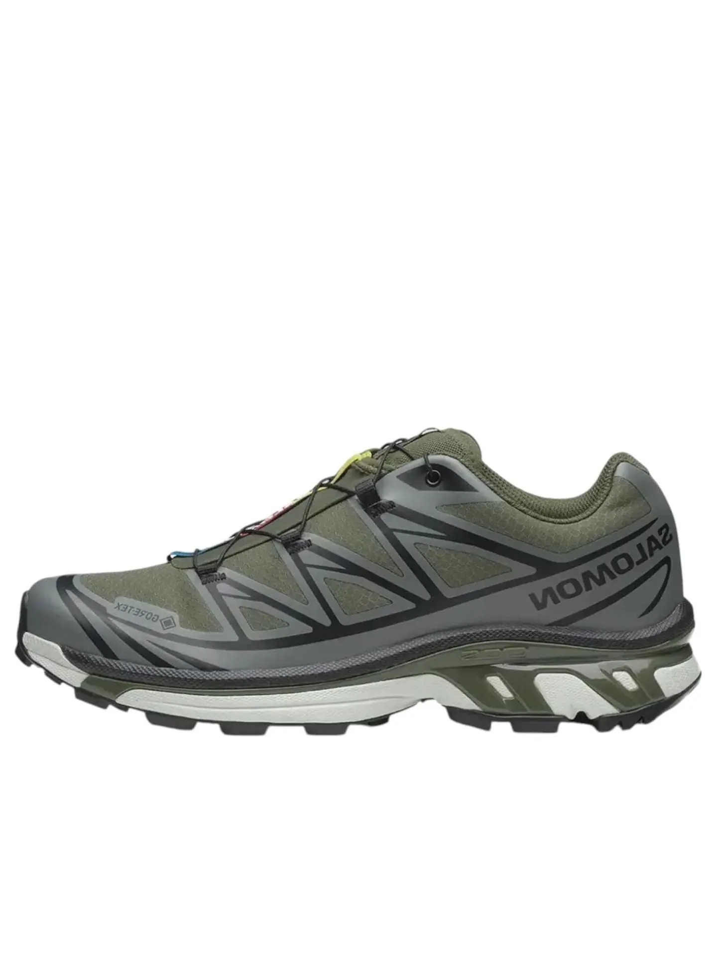 Кроссовки SALOMON XT-6 Gore-Tex 'Olive Night Sedona Sage' — изображение 1 из 5, оливковый зеленый