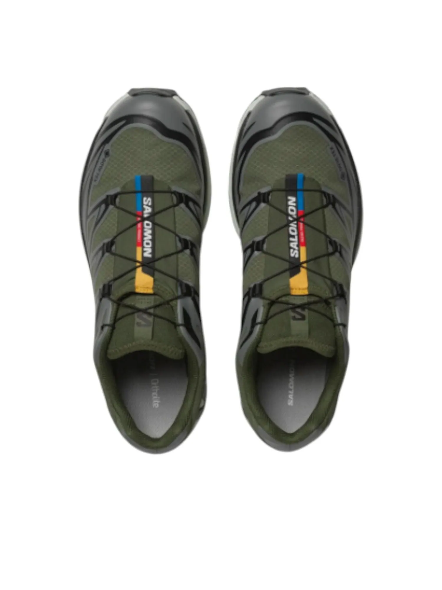 Кроссовки SALOMON XT-6 Gore-Tex 'Olive Night Sedona Sage' — изображение 3 из 5, оливковый зеленый