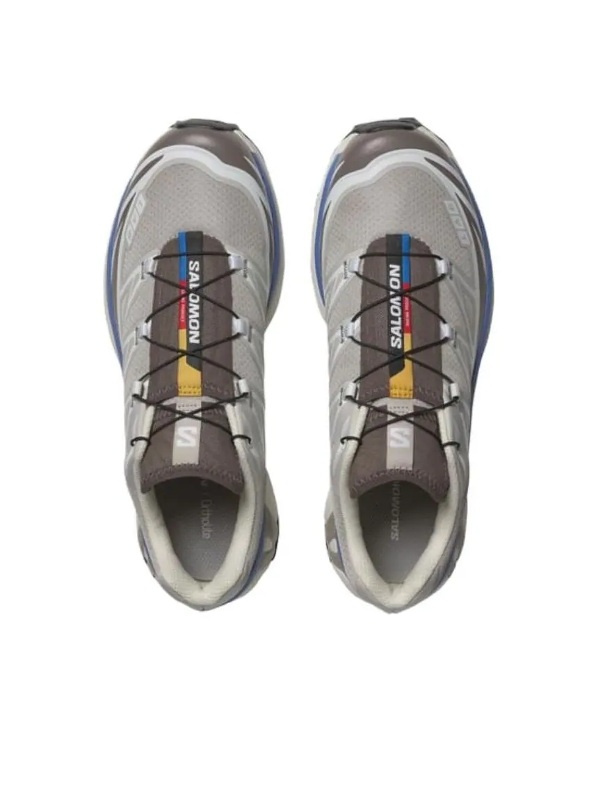 Кроссовки SALOMON XT-6 'Silver Cloud Iron Ultramarine' — изображение 4 из 6, бежевый