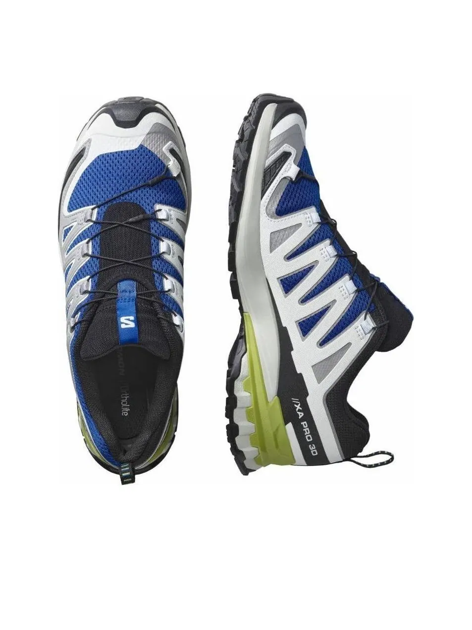 Salomon XA Pro 3D V9 'Nautical Blue Alloy Dark Citron' — изображение 4 из 6, синий//темный