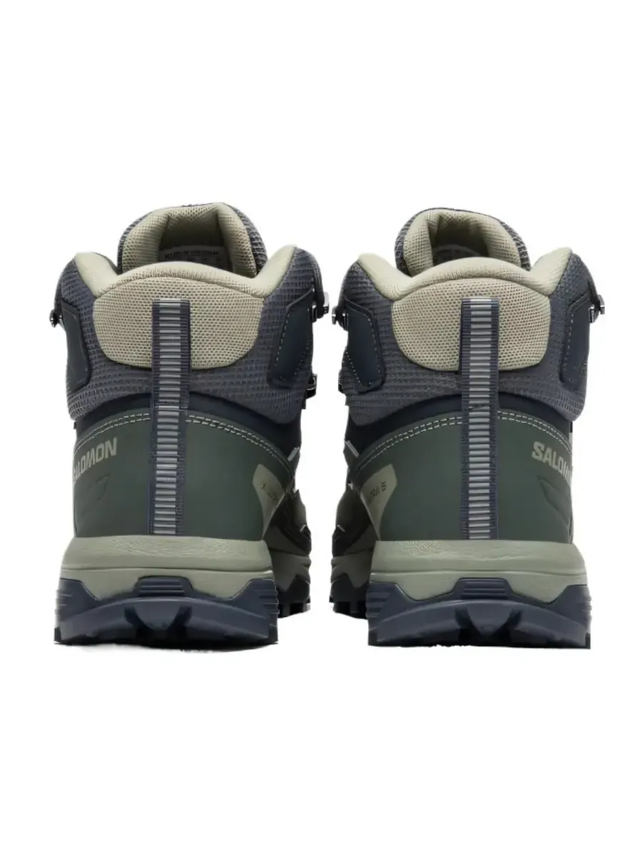 Кроссовки Salomon X Ultra 5 Mid GTX 'Green Dark Grey' — изображение 4 из 4, зеленый