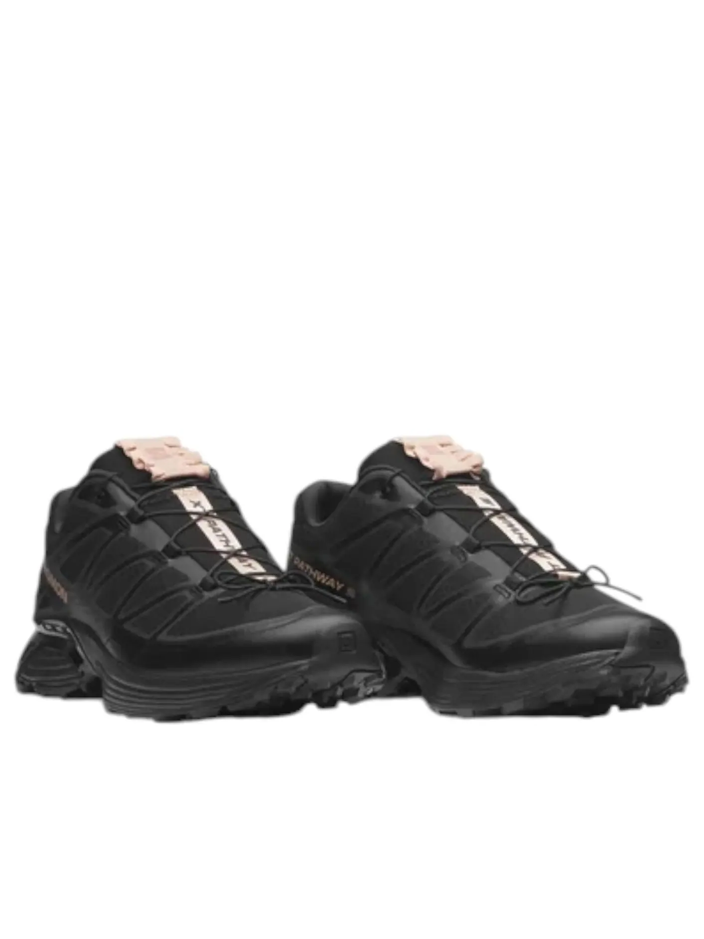 Кроссовки SALOMON XT-Pathway 2 Satin 'Black Mahogany Rose' — изображение 2 из 6, черный