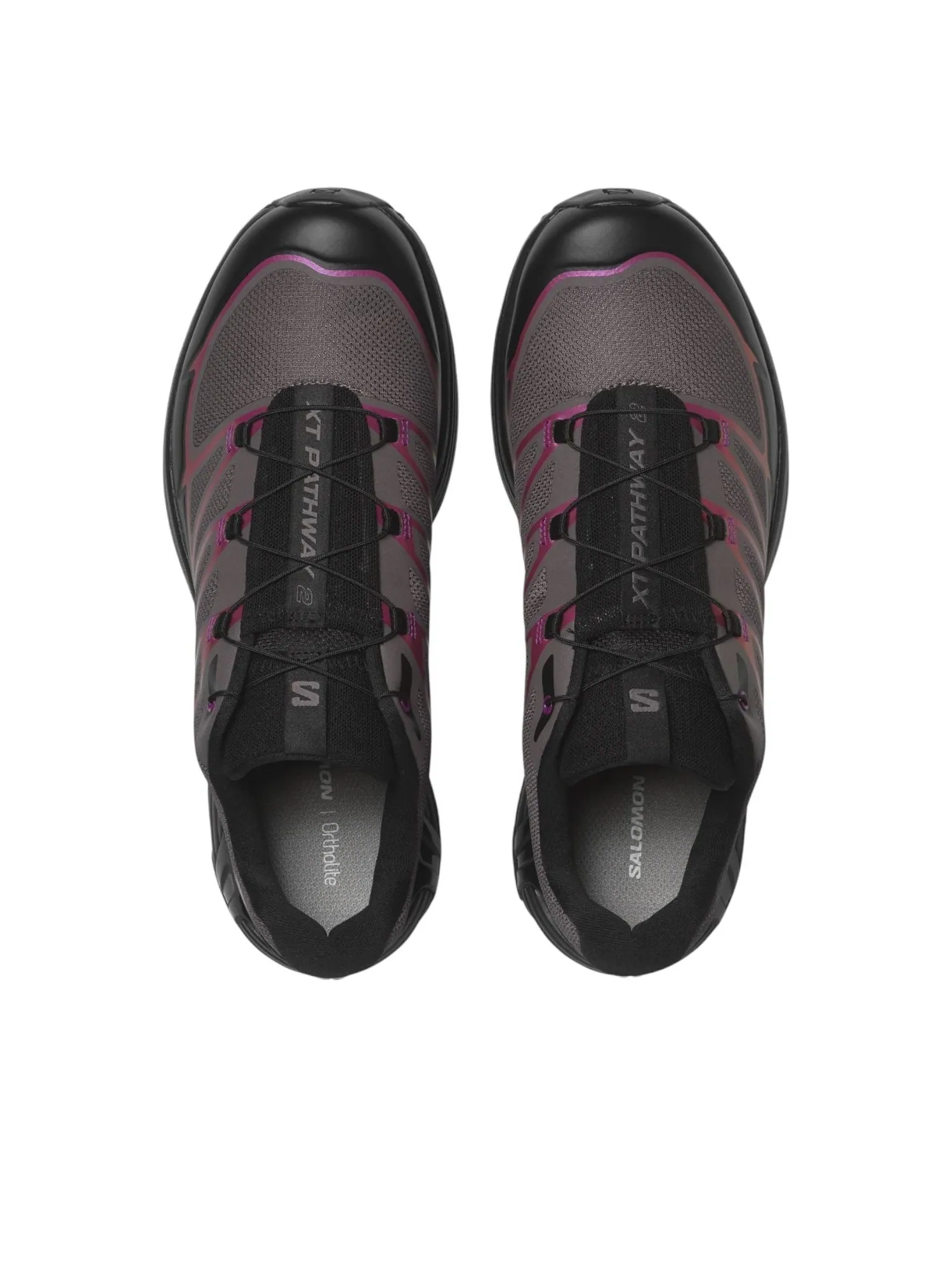 Salomon XT-Pathway 2 Iridescent 'Black Hollyhock Plum Perfect' — изображение 3 из 6, черный