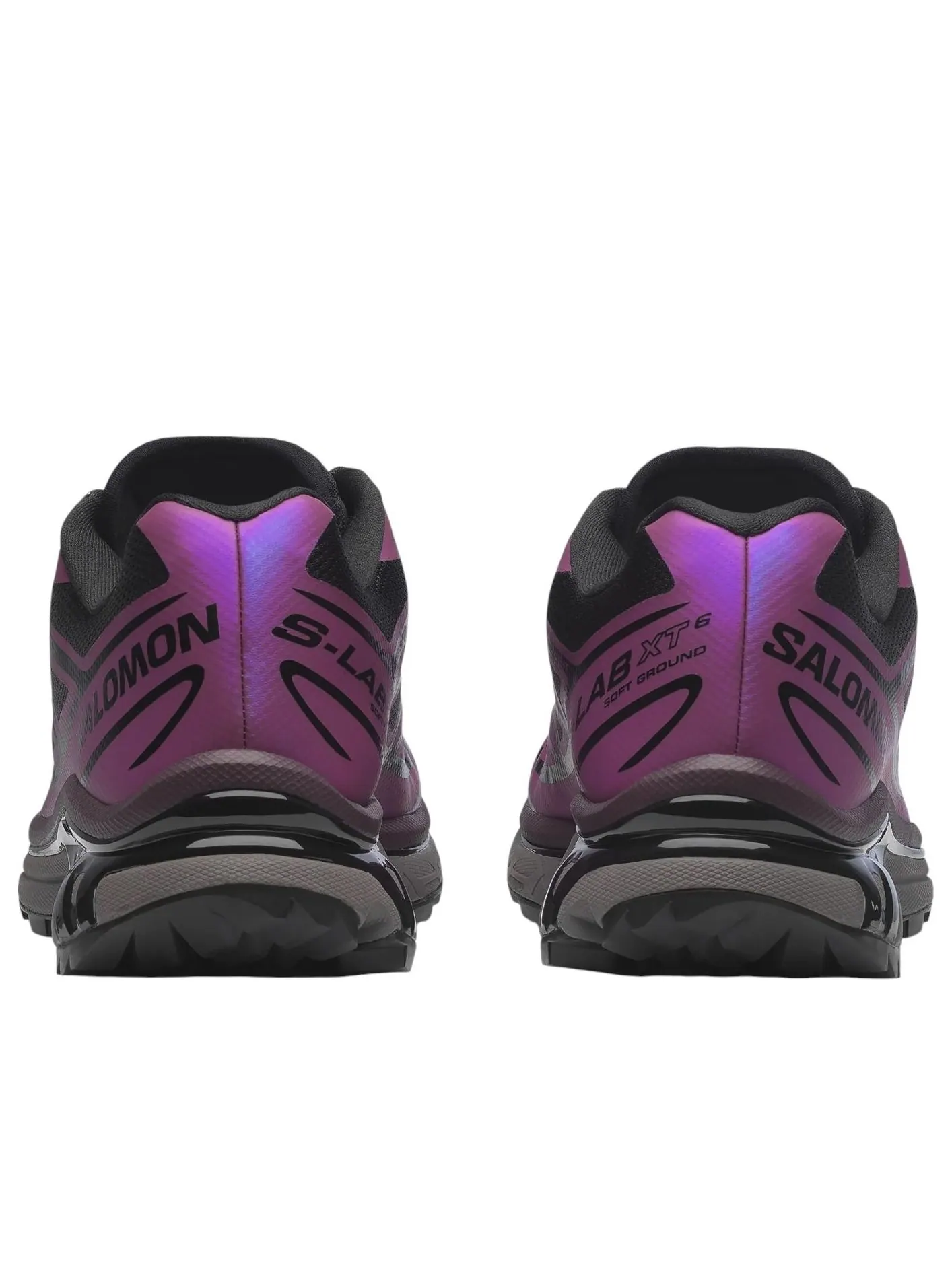 Кроссовки SALOMON XT-6 Iridesent 'Black Hollyhock Plum Perfect' — изображение 4 из 6, черный