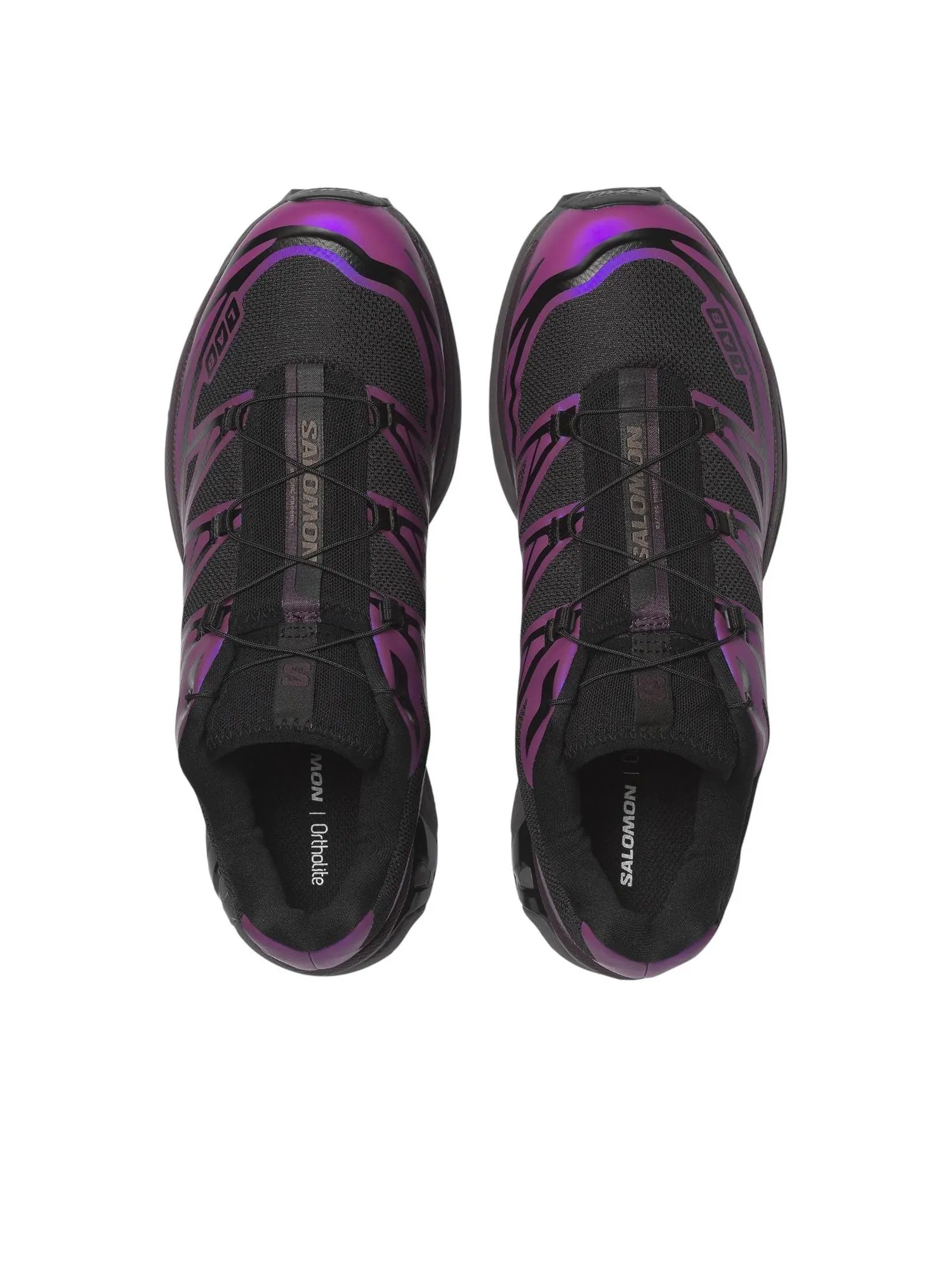 Salomon XT-6 Iridesent 'Black Hollyhock Plum Perfect' — изображение 2 из 5, черный
