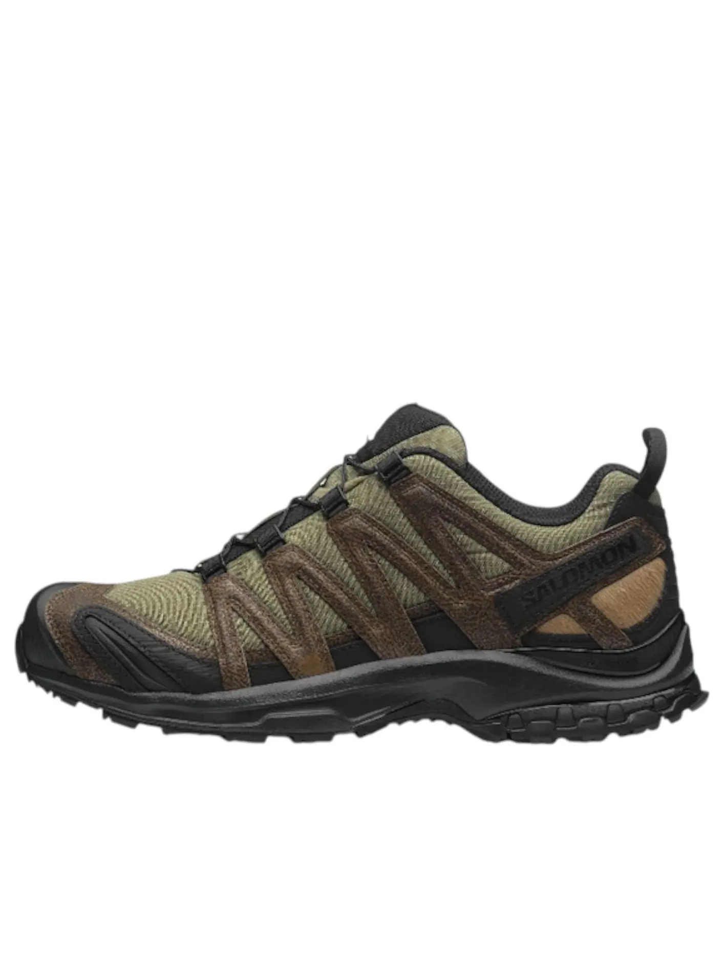 Salomon XA Pro 3D Distressed Leather 'Dark Earth Black' — изображение 1 из 5