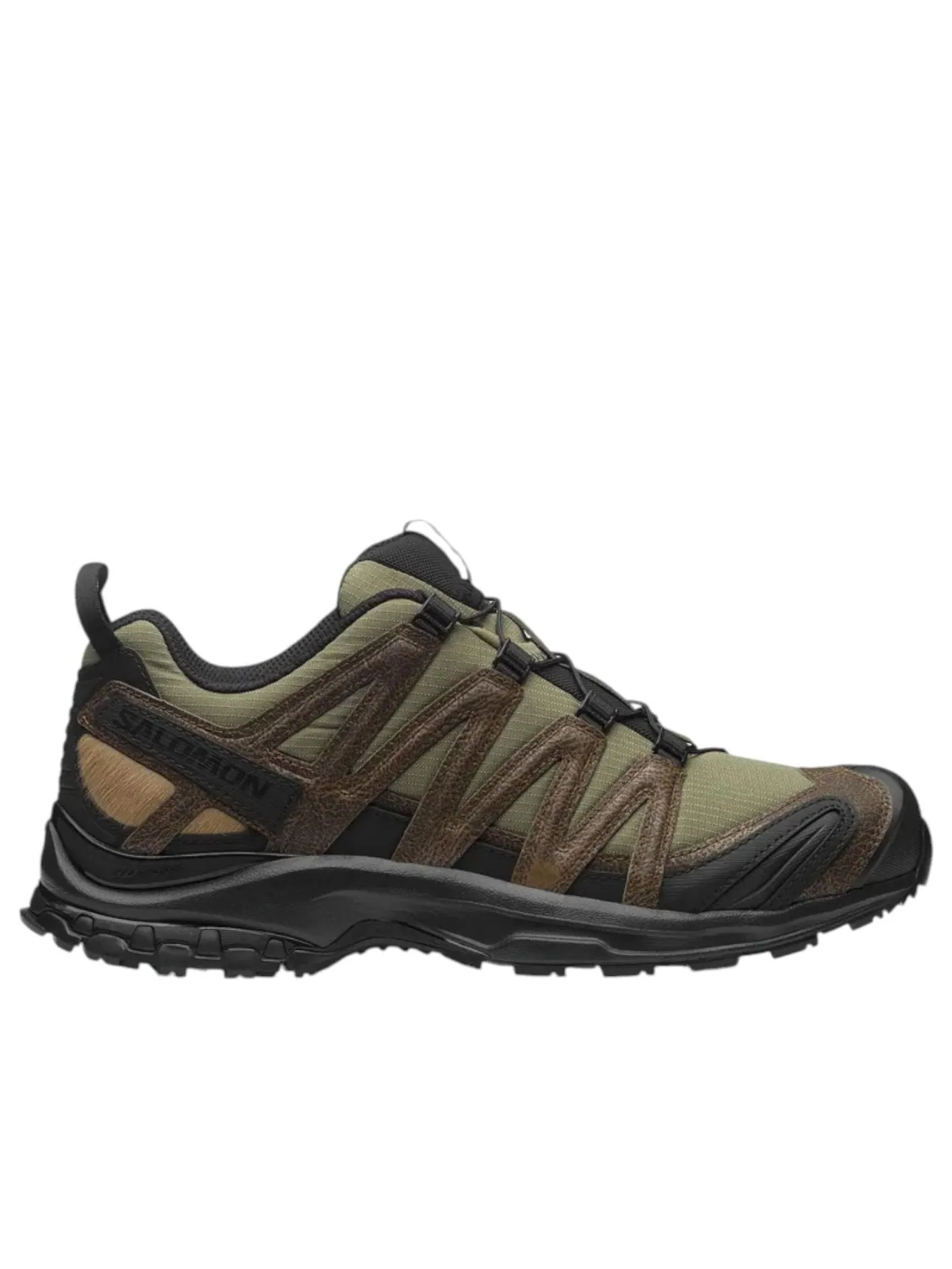 Кроссовки Salomon XA Pro 3D Distressed Leather 'Dark Earth Black' — изображение 5 из 5, мульти