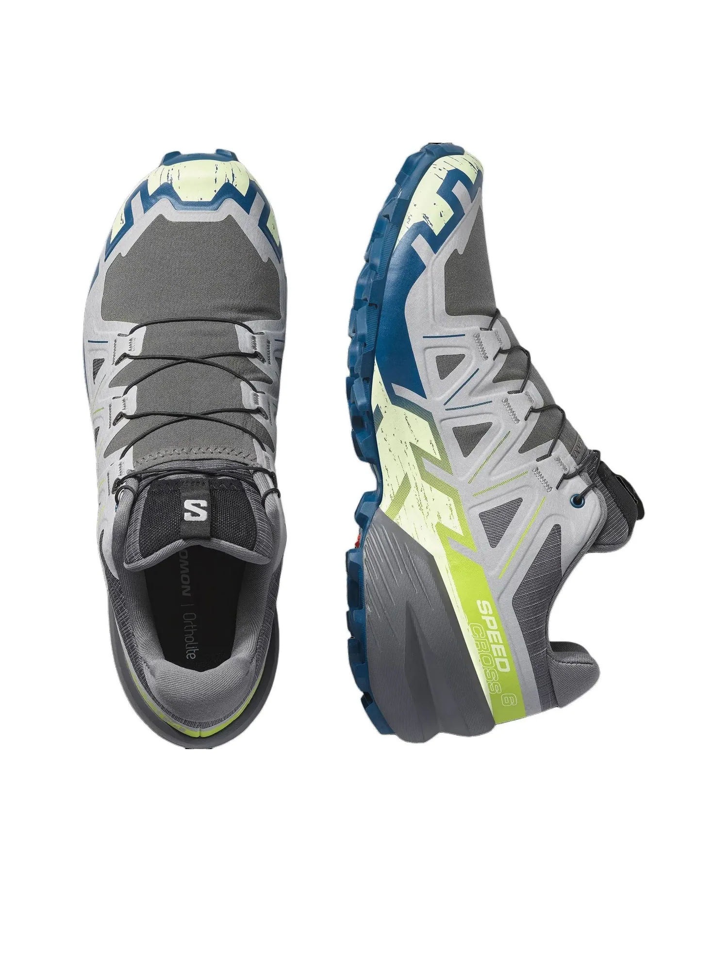Salomon Speedcross 6 'Castlerock Lime Cream' — изображение 4 из 6, кремовый