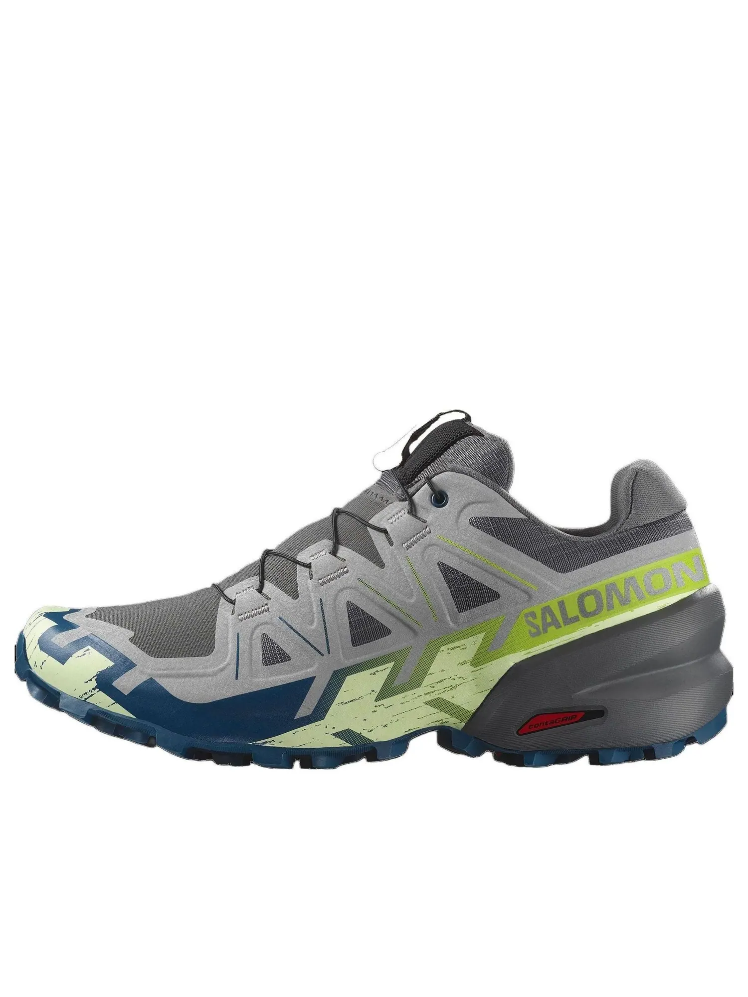 Кроссовки SALOMON Speedcross 6 'Castlerock Lime Cream' — изображение 1 из 6, серый