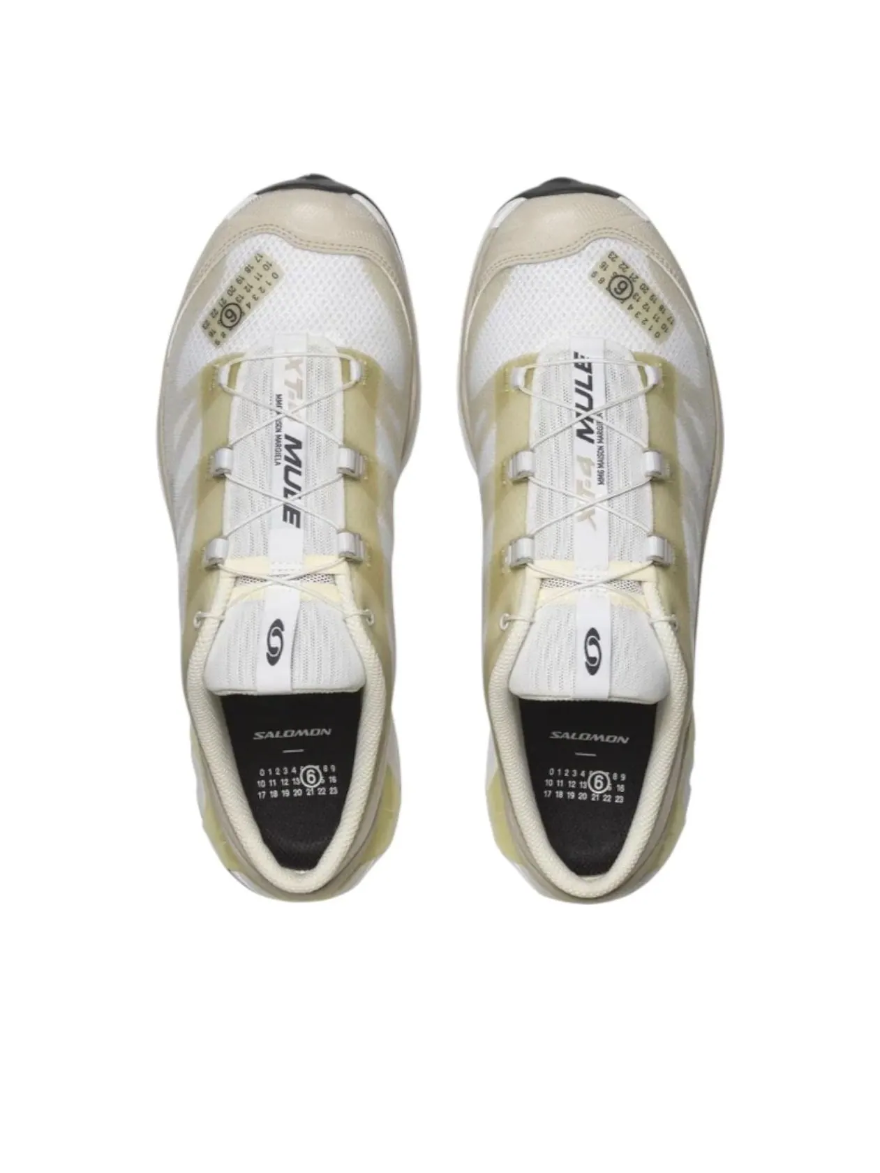 Salomon XT-4 Mule 'MM6 Maison Margiela White Green Haze' — изображение 3 из 4