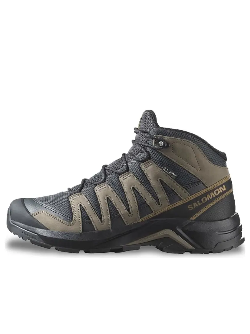 Salomon X-Adventure Recon Mid Gore-Tex 'Gray Asphalt Falcon' — изображение 1 из 3, серый