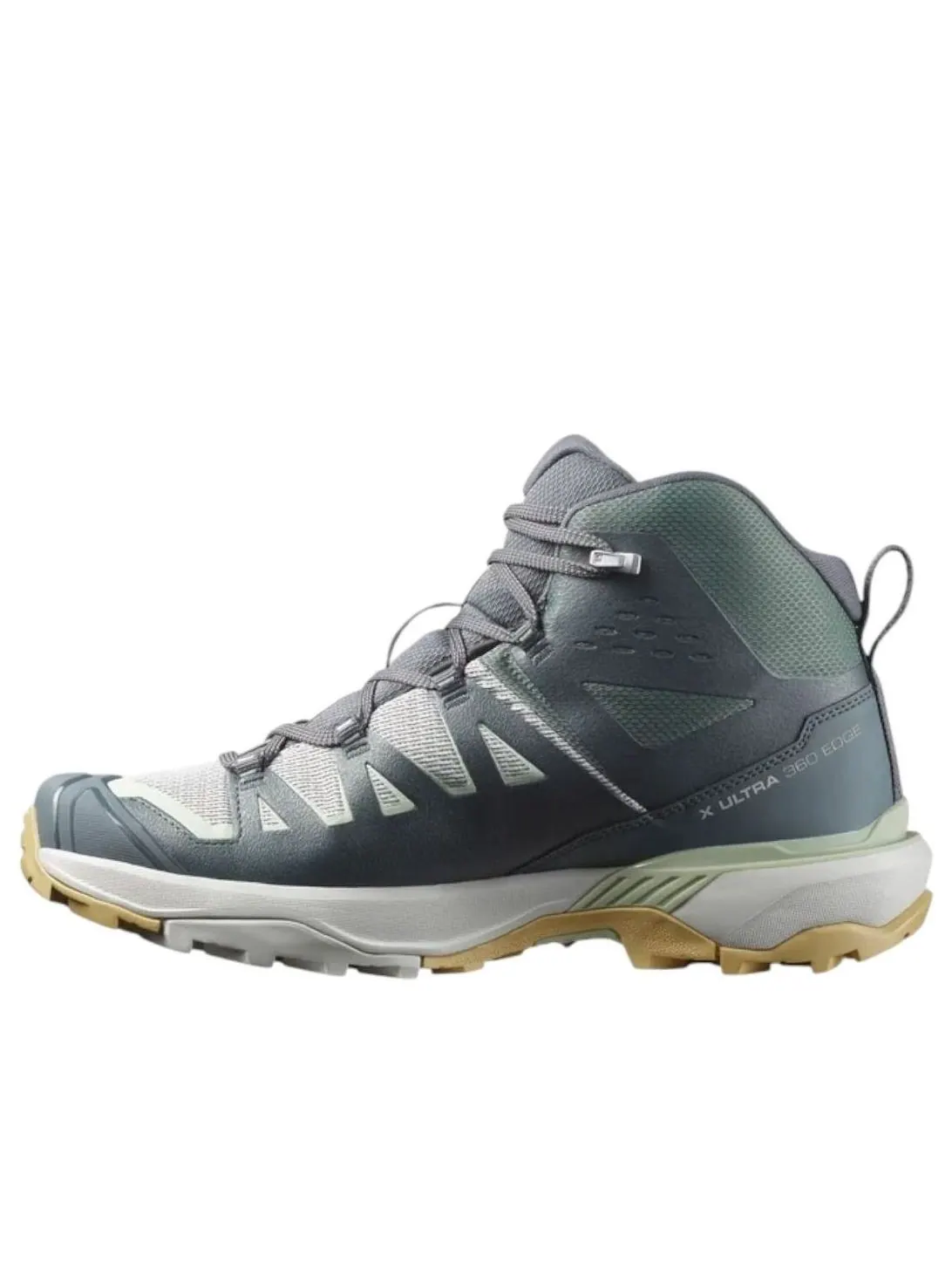 Salomon X Ultra 360 Edge Mid Gore-Tex 'Gray Violet Turbulence' — изображение 1 из 5, серый фиолетовый