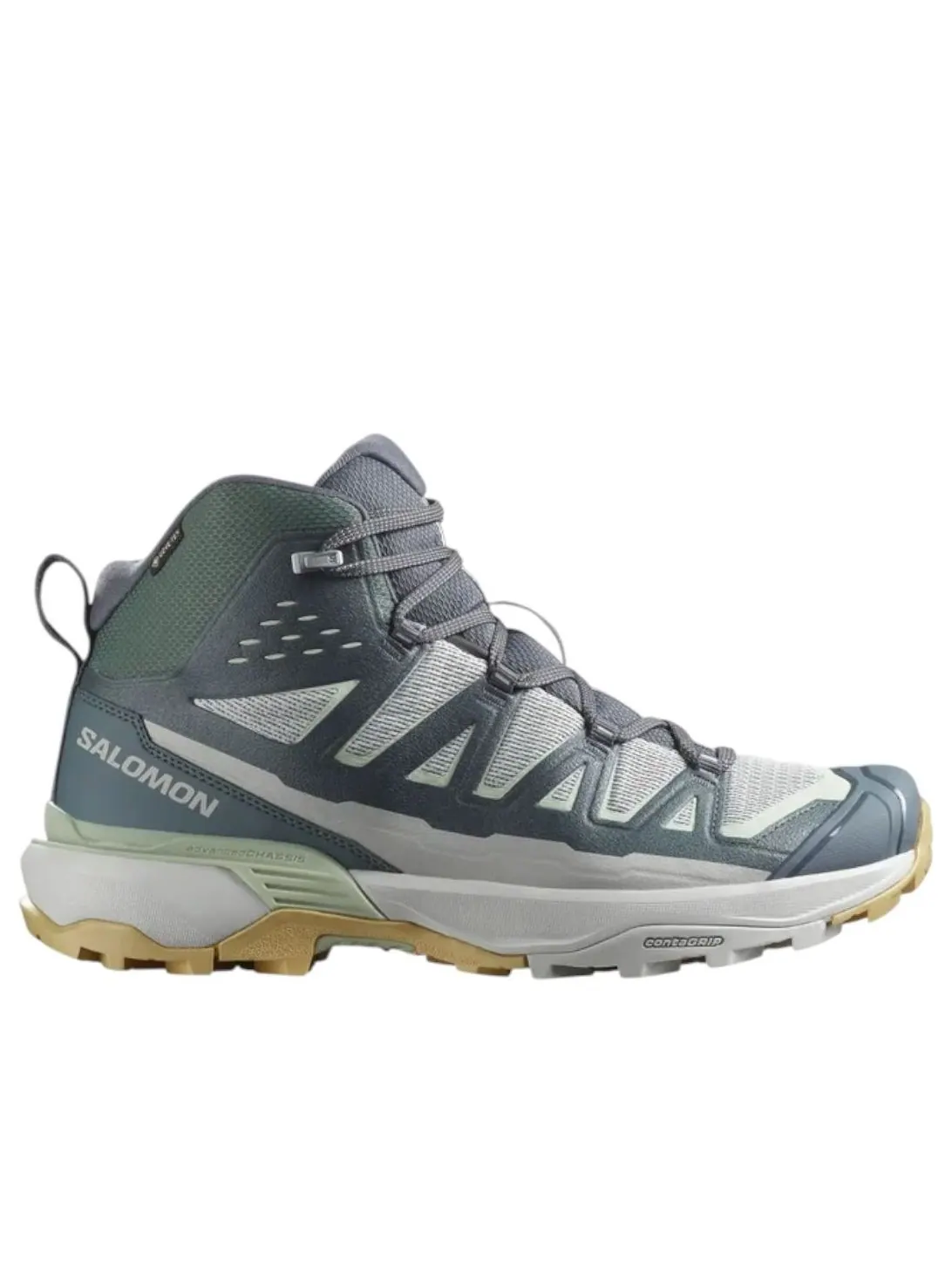 Salomon X Ultra 360 Edge Mid Gore-Tex 'Gray Violet Turbulence' — изображение 2 из 5, серый фиолетовый