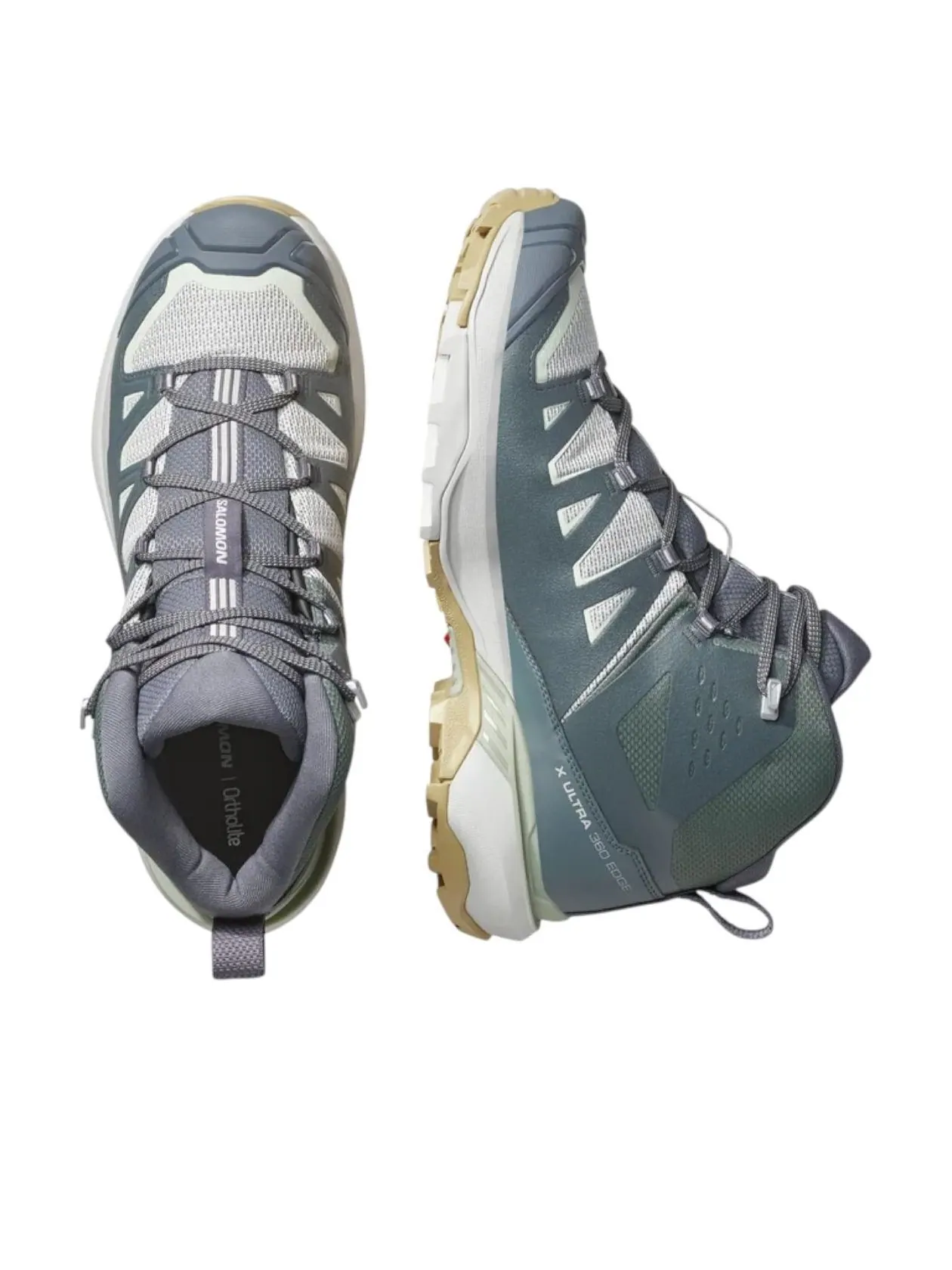 Salomon X Ultra 360 Edge Mid Gore-Tex 'Gray Violet Turbulence' — изображение 3 из 5, серый фиолетовый