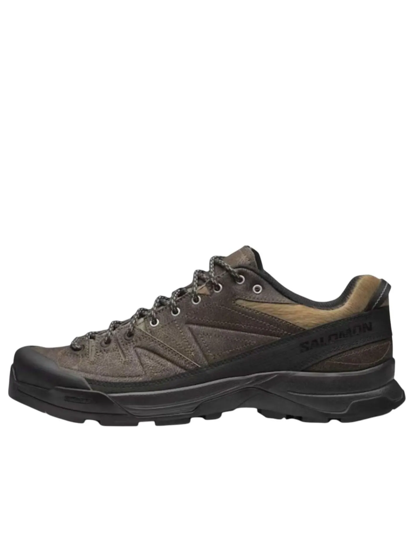 Salomon X-ALP Low Distressed Leather 'Dark Earth Black' — изображение 1 из 5