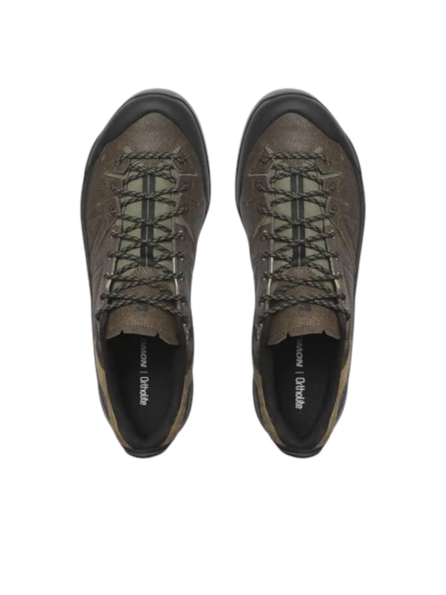 Salomon X-ALP Low Distressed Leather 'Dark Earth Black' — изображение 2 из 5