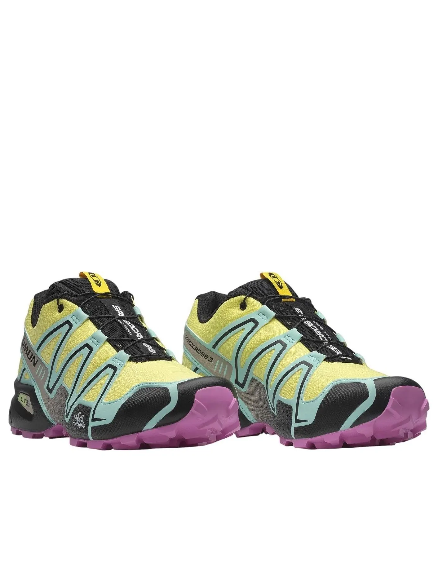 Salomon Speedcross 3 'Yellow Iris Iced Aqua' — изображение 2 из 6, желтый/голубой