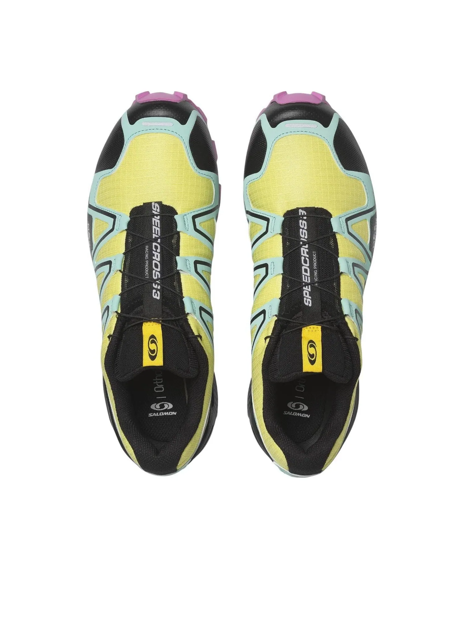 Salomon Speedcross 3 'Yellow Iris Iced Aqua' — изображение 4 из 6, желтый/голубой