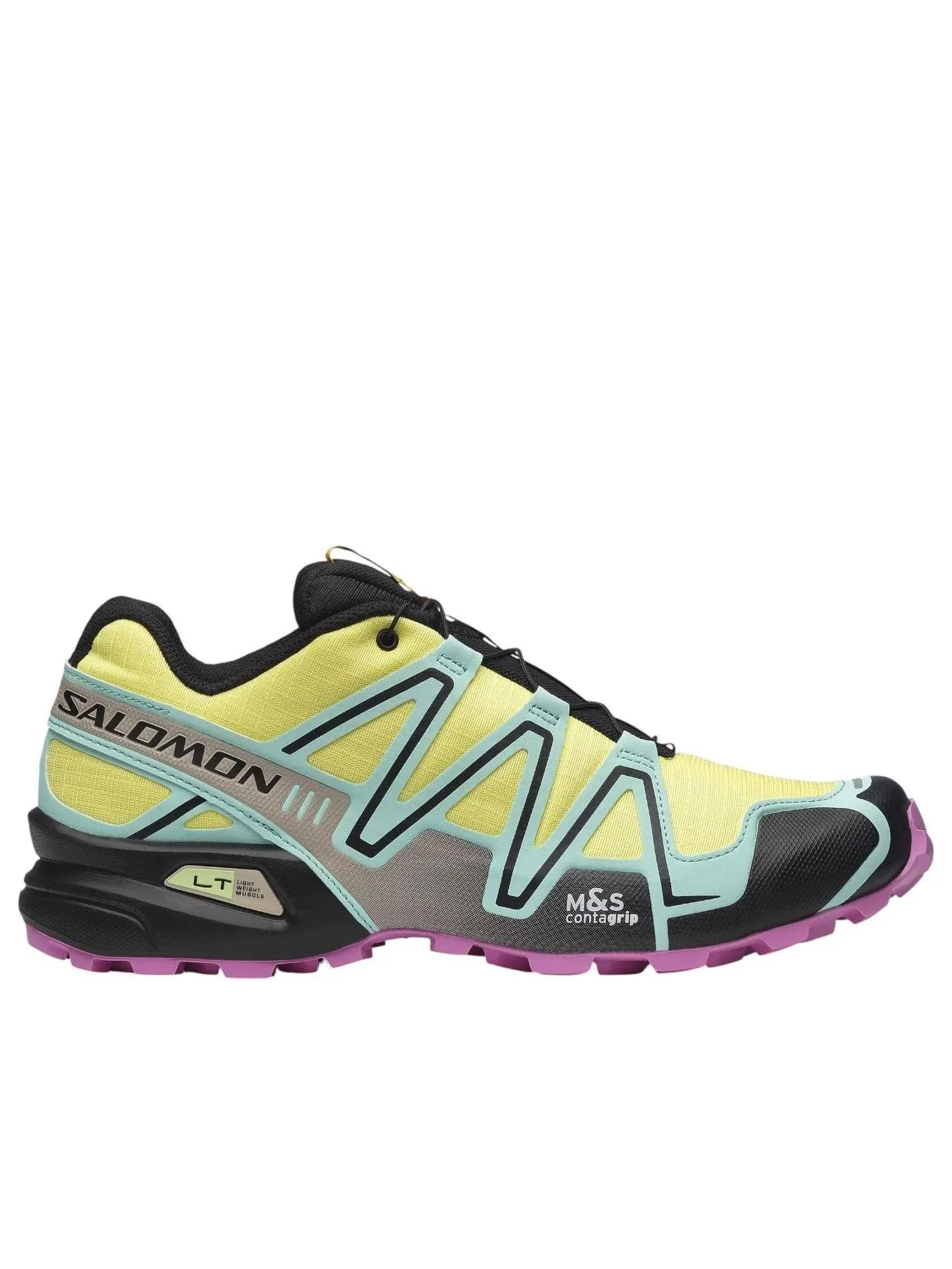 Salomon Speedcross 3 'Yellow Iris Iced Aqua' — изображение 6 из 6, желтый/голубой