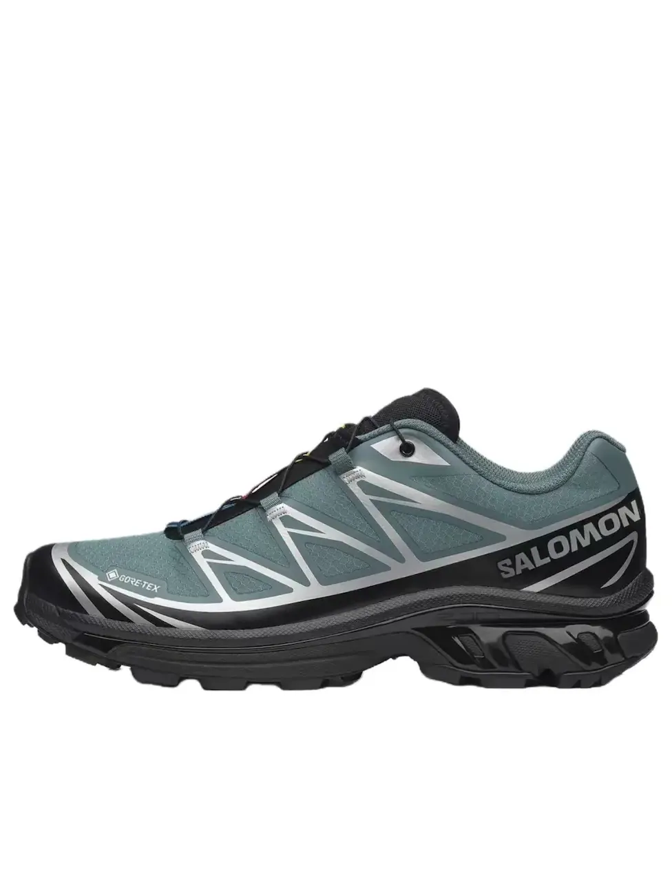 Кроссовки SALOMON XT-6 Gore-Tex 'North Atlantic Black' — изображение 1 из 5, зеленый