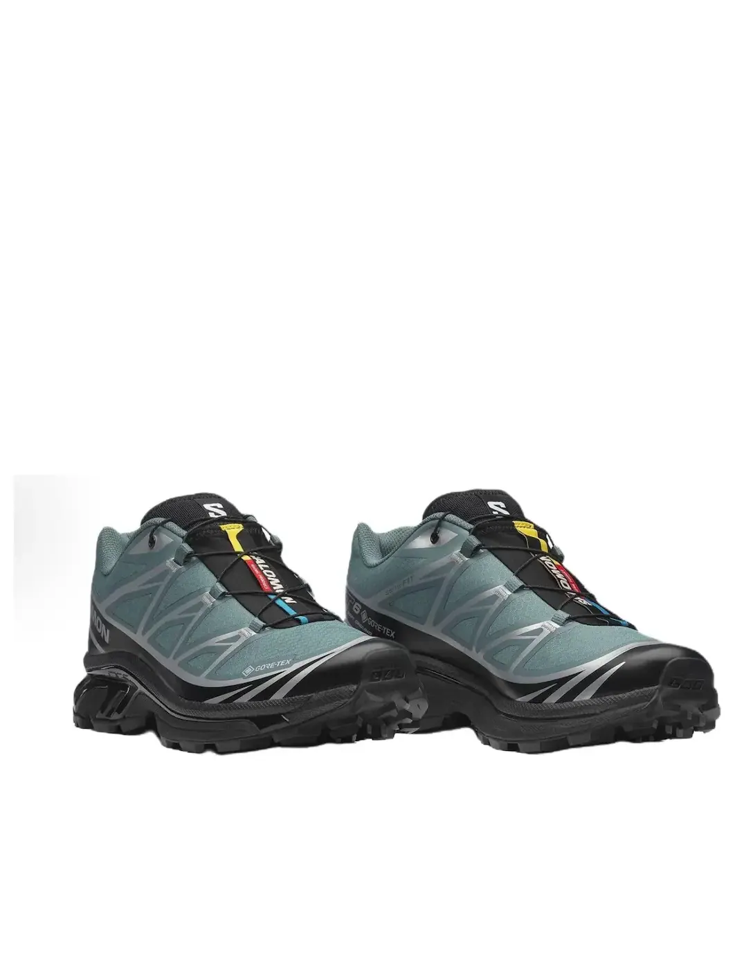 Кроссовки SALOMON XT-6 Gore-Tex 'North Atlantic Black' — изображение 2 из 5, зеленый