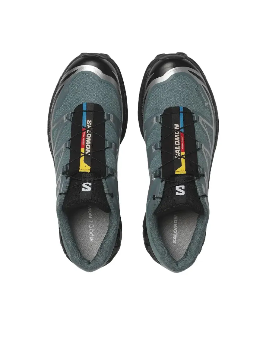 Кроссовки SALOMON XT-6 Gore-Tex 'North Atlantic Black' — изображение 3 из 5, зеленый