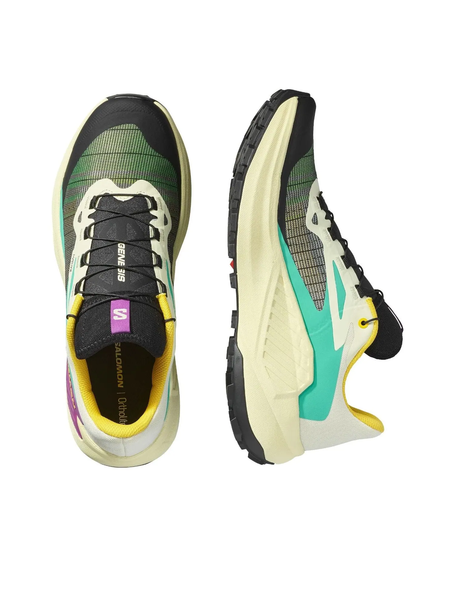 Кроссовки Salomon Genesis 'Transparent Yellow Willowherb' — изображение 2 из 6, мульти