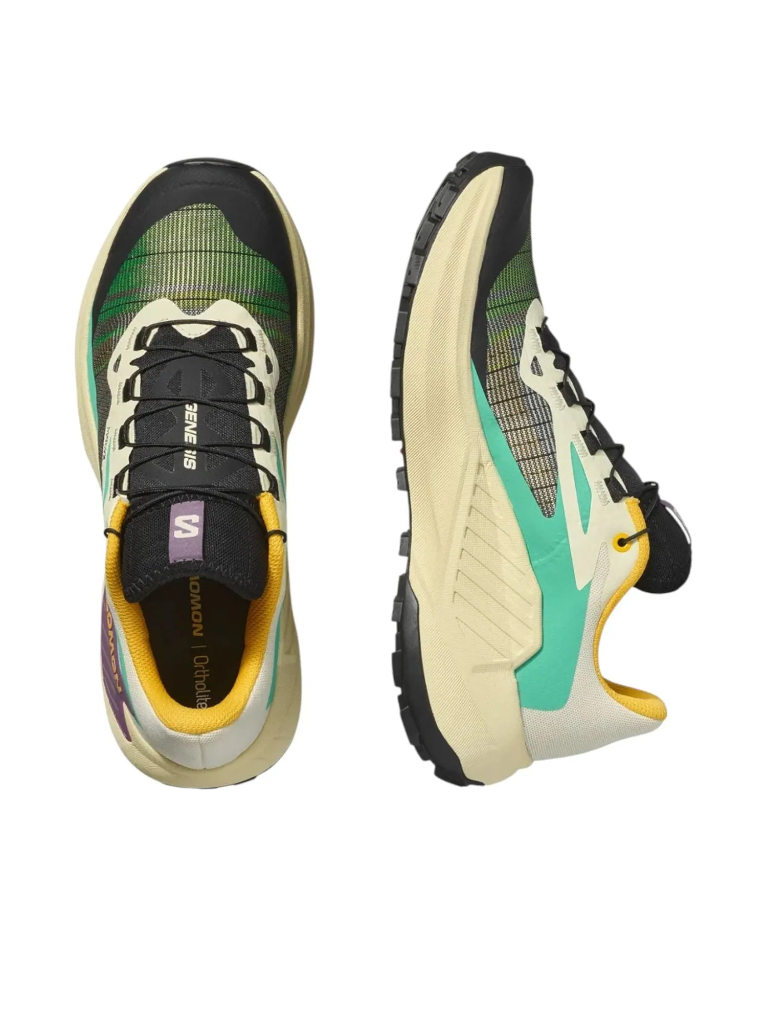 Кроссовки (WMNS) Salomon Genesis 'Transparent Yellow' — изображение 2 из 6, мульти