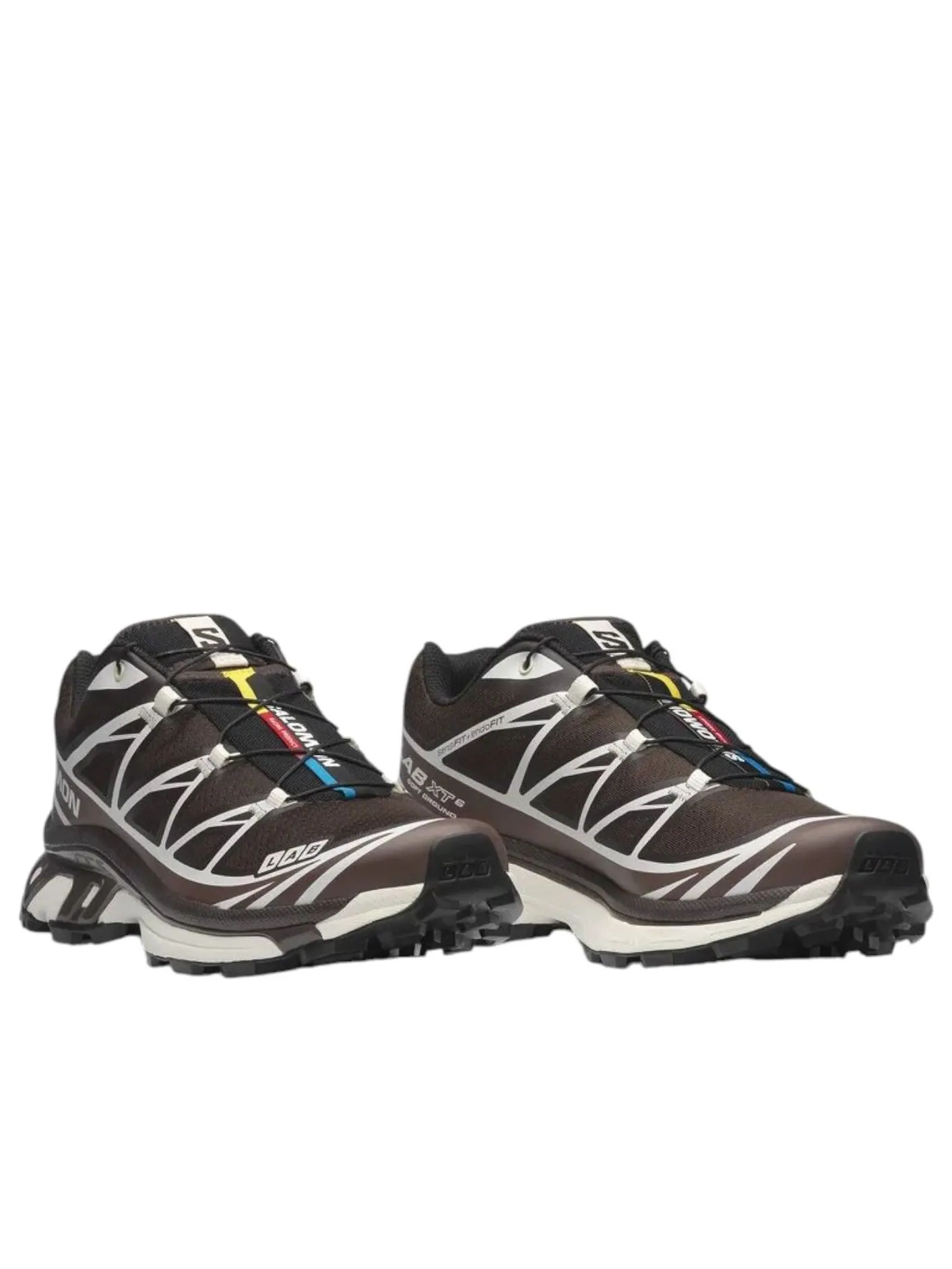 Кроссовки SALOMON XT-6 'Black Coffee French Roast Vanilla Ice' — изображение 2 из 5, коричневый