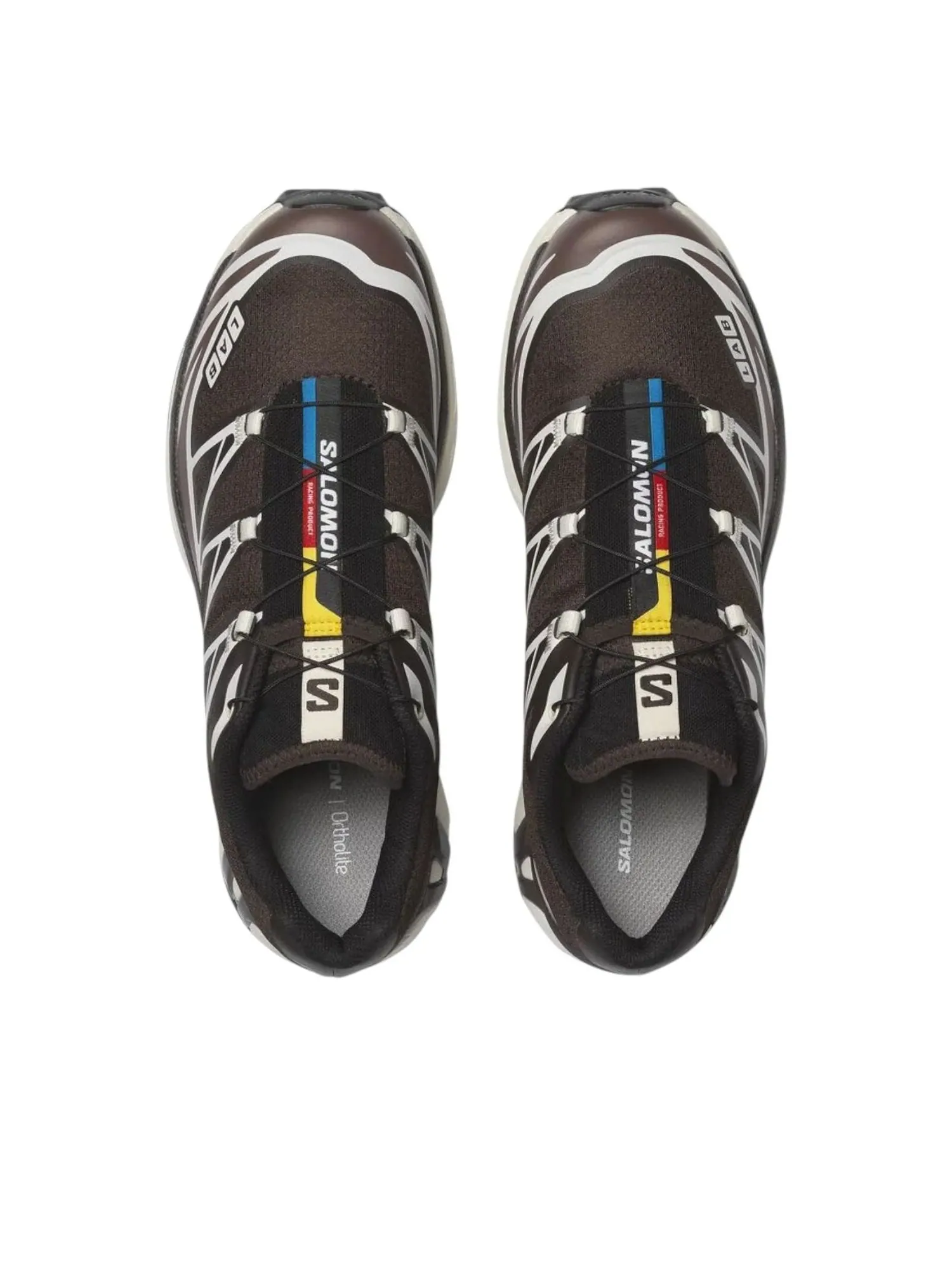 Кроссовки SALOMON XT-6 'Black Coffee French Roast Vanilla Ice' — изображение 3 из 5, коричневый