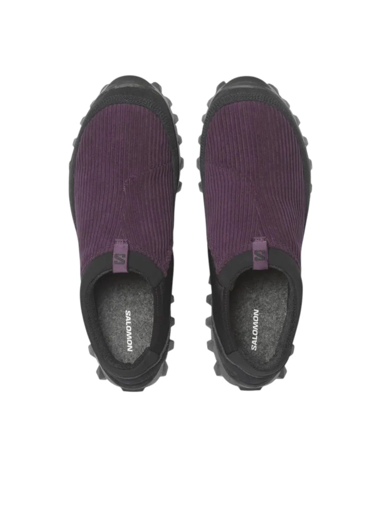 Вельветовые сабо Salomon Snowclog 'Plum Perfect Black' — изображение 3 из 5, черный