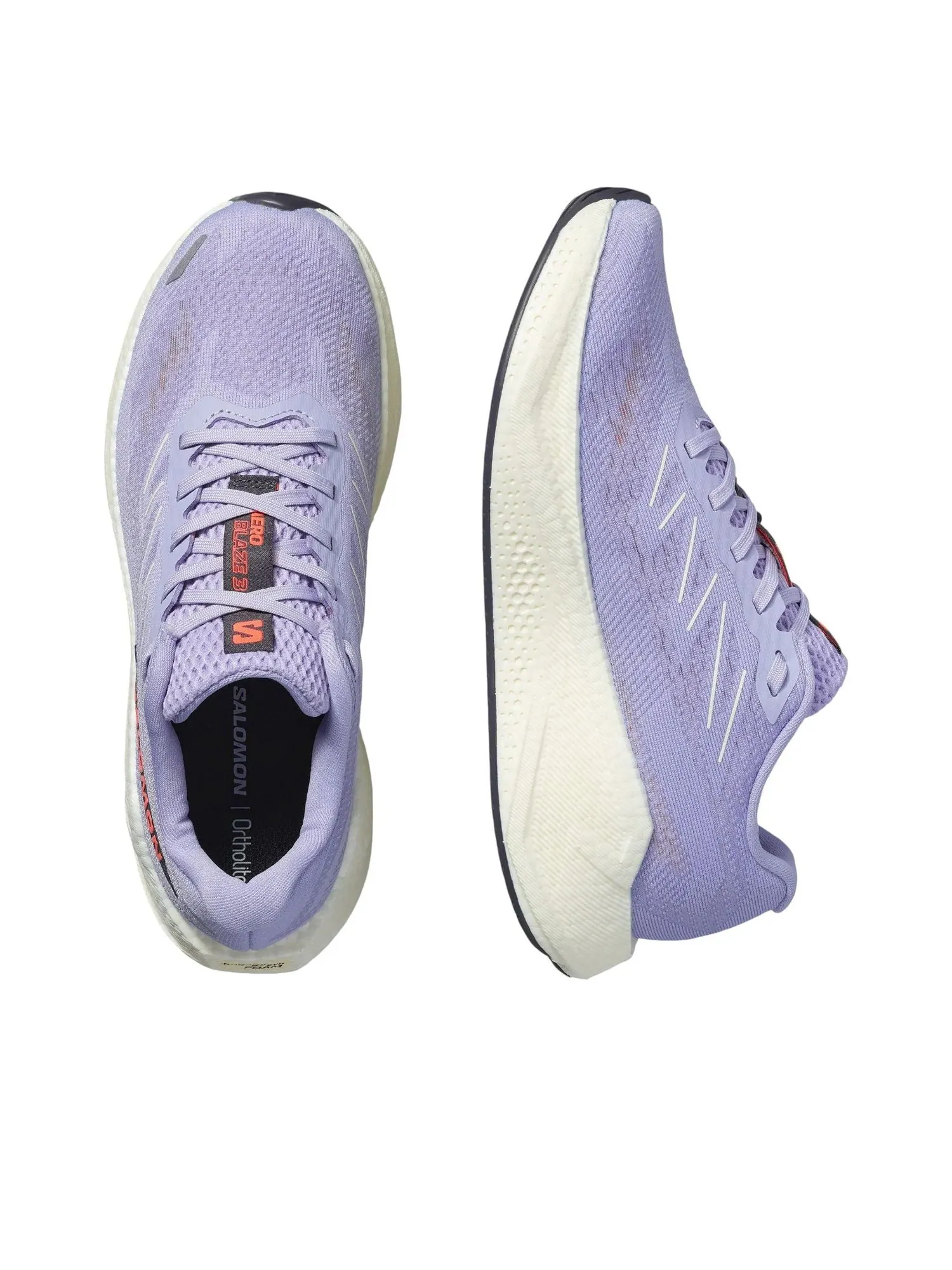 Кроссовки (WMNS) Salomon Aero Blaze 3 'Cosmic Sky Vanilla Ice' — изображение 3 из 6, фиолетовый