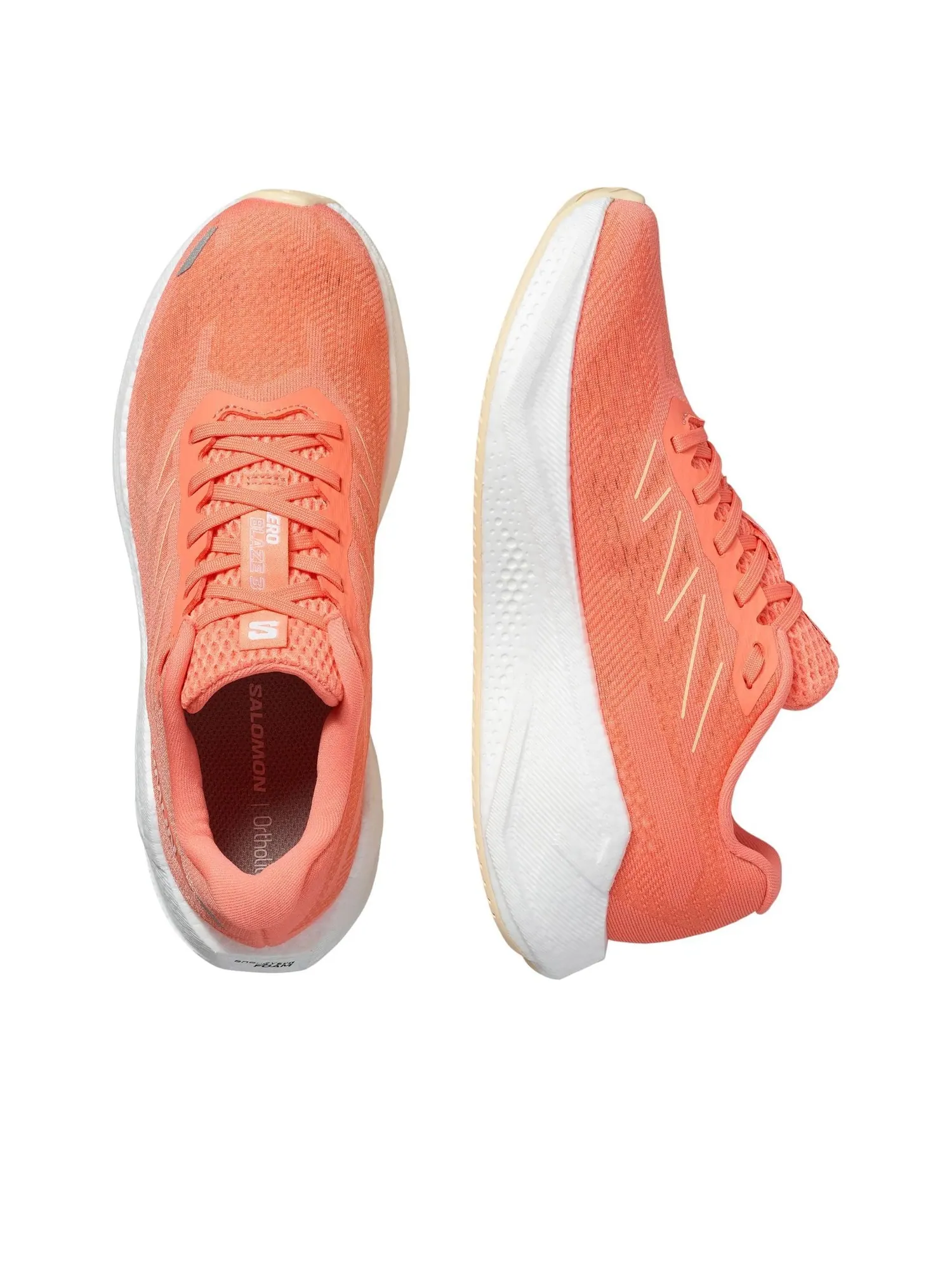 (WMNS) Salomon Aero Blaze 3 'Fusion Coral White' — изображение 3 из 6, белый