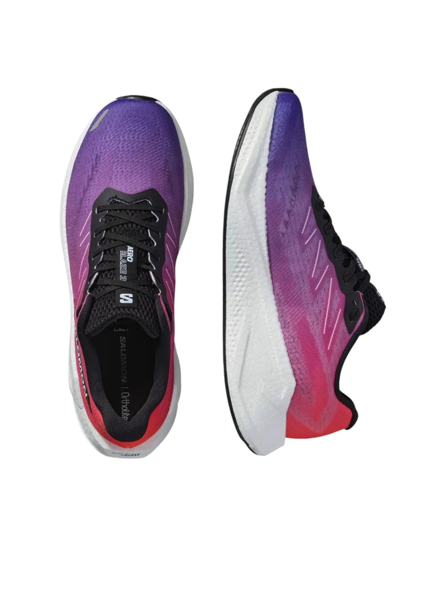 Salomon Aero Blaze 3 'Neon Flame Liberty' — изображение 2 из 6, неоновый//белый