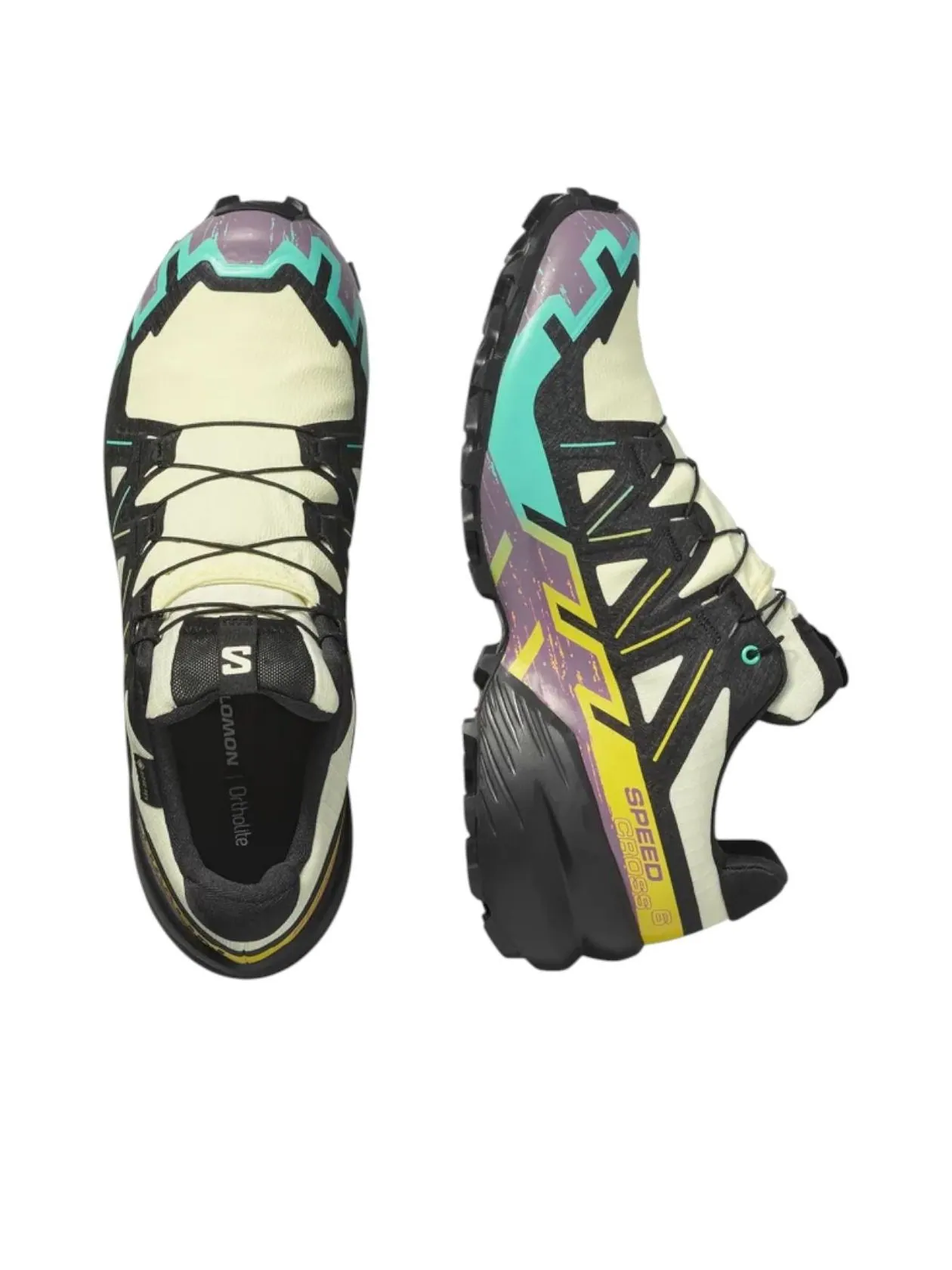Salomon Speedcross 6 Gore-Tex 'Прозрачно-желто-черный' — изображение 2 из 5, прозрачный желтый/черный
