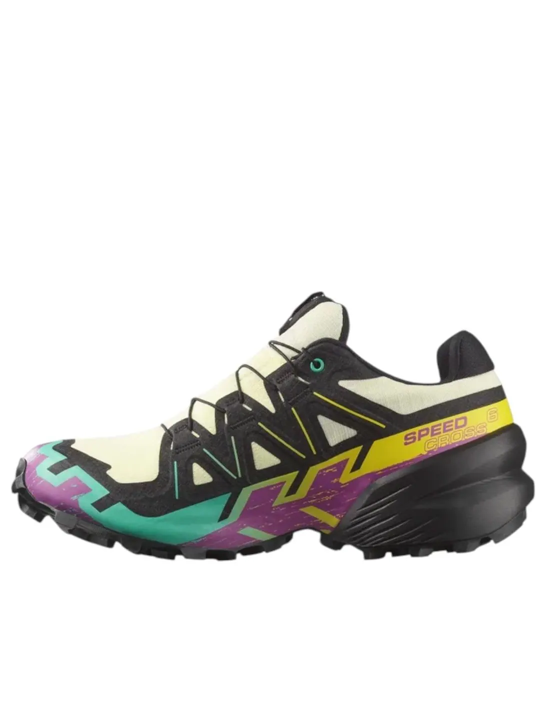 (WMNS) Salomon Speedcross 6 Gore-Tex 'Прозрачно-желто-черный' — изображение 3 из 5, прозрачный желтый/черный