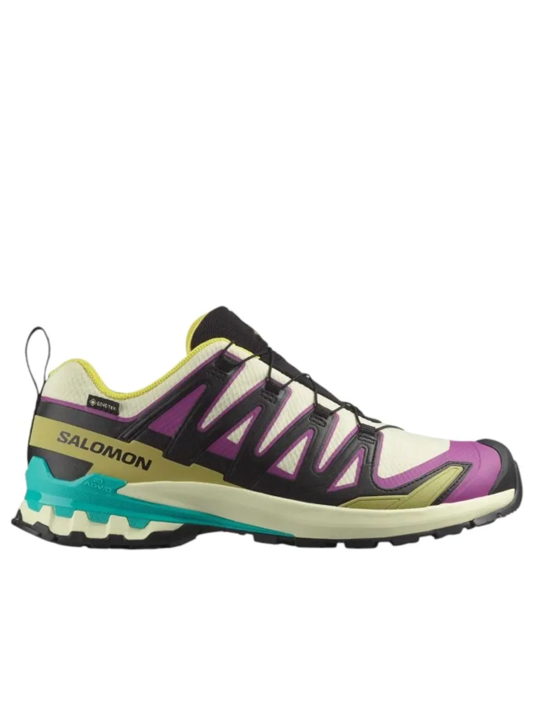 Salomon XA Pro 3D V9 Gore-Tex 'Прозрачный желто-черный' — изображение 2 из 5, прозрачный желтый/черный