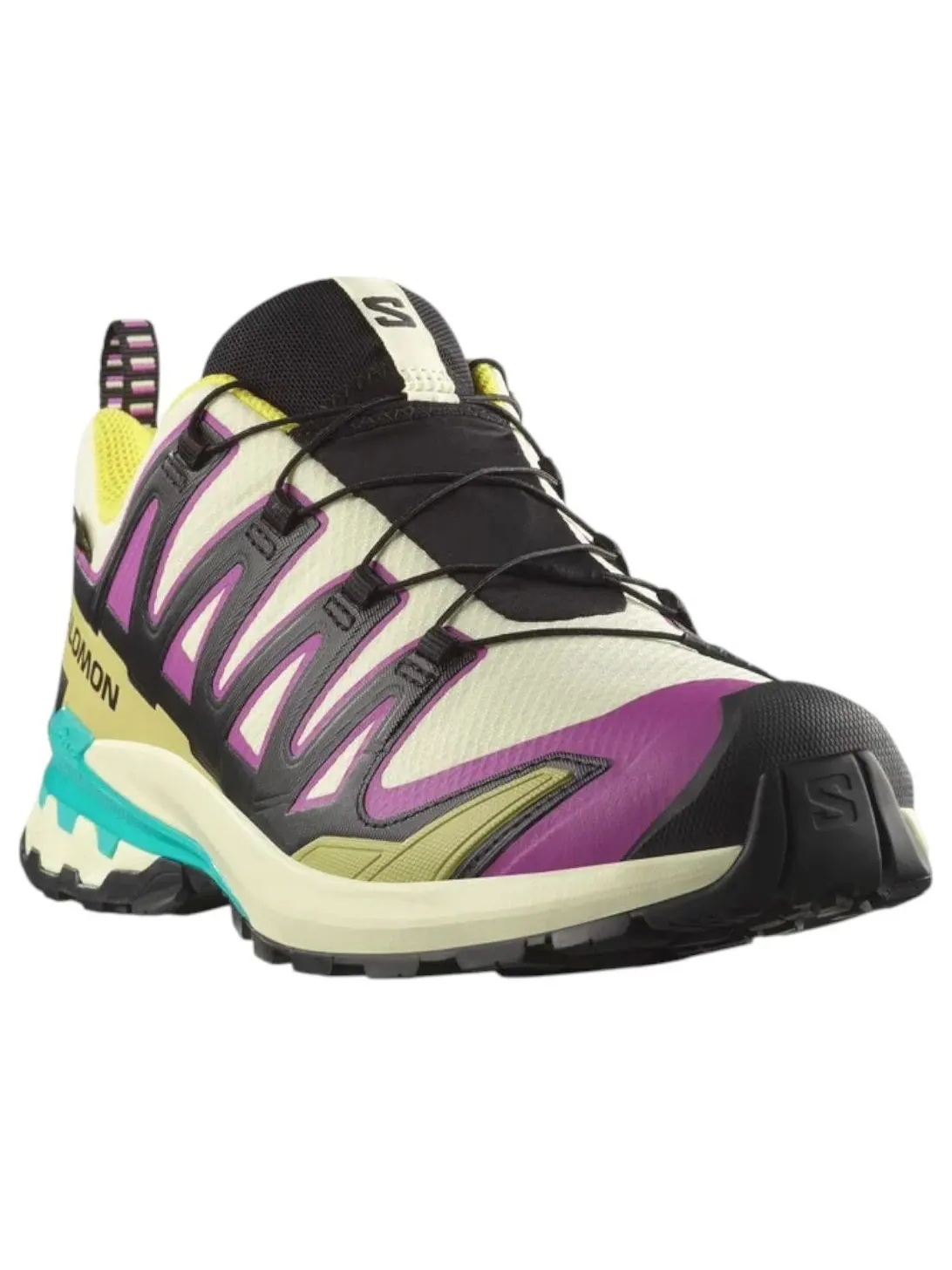 Salomon XA Pro 3D V9 Gore-Tex 'Прозрачный желто-черный' — изображение 3 из 5, прозрачный желтый/черный