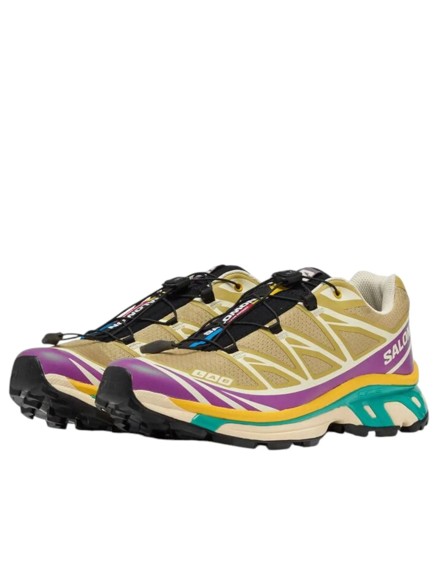 Кроссовки SALOMON XT-6 'Antique Gold Transparent Yellow' — изображение 4 из 6, золото