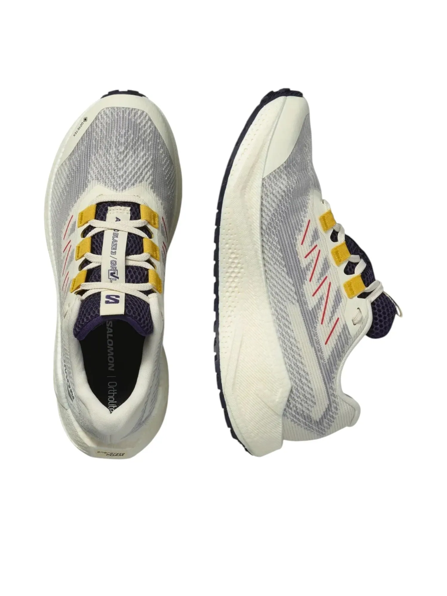 Кроссовки (WMNS) Salomon Aero Blaze 3 GRVL Gore-Tex 'Vanilla Ice Astral Aura' — изображение 2 из 6, белый